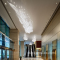 Novo Hight Quality decoração interna Hotel personalizado Big Project Chandelier Pingente Lamp